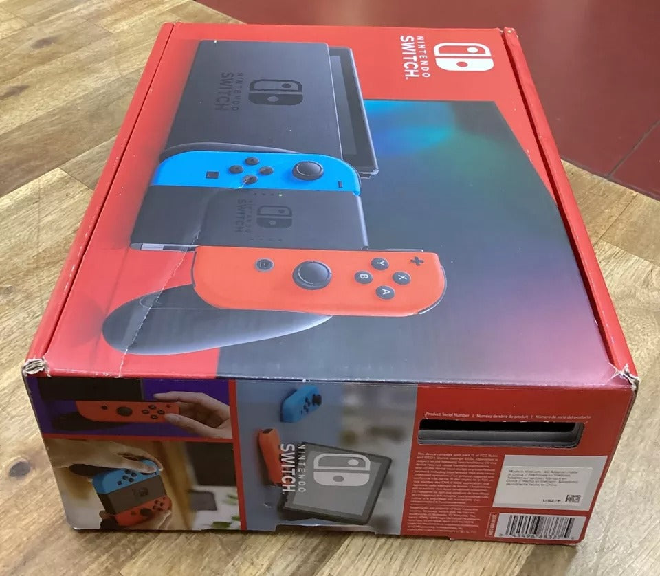 Nintendo Switch 32GB Bundle – Neon-Rot & Blau Joy-Cons